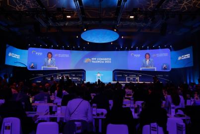 View of the plenary EPP congress Valencia 2025